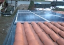 Impianto fotovoltaico integrato architettonicamente da 2,99 kWp<br />
13 moduli Solarday PX60-230<br />
Mongrando (BI)