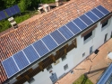 Impianto fotovoltaico integrato architettonicamente da 2,99 kWp <br /> 13 moduli Solarday PX60-230 <br /> Bioglio (BI)