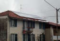 Impianto fotovoltaico parzialmente integrato da 2,53 kWp <br /> 11 moduli Solarday PX60-230 <br /> Biella