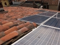 Impianto fotovoltaico integrato architettonicamente di 3,68 kWp<br />
16 moduli Solarday PX60-230<br />
Tollegno (BI)