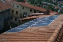 Impianto fotovoltaico integrato architettonicamente da 2,99 kWp<br />
13 moduli Solarday PX60-230<br />
Cossato (BI)